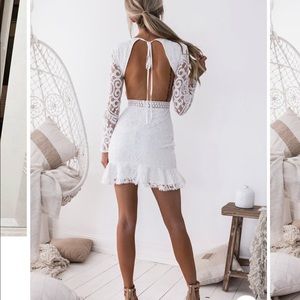 Two Sisters White Dress